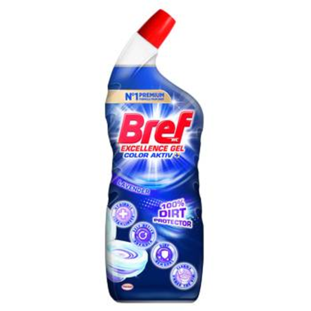Bref Excellence Color Aktiv Gel - Lavender - płyn do toalet 700ml
